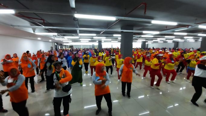 Lomba Senam Massal Posmi Kota Bogor, 600 Orang Penuhi Mall BTM Bogor