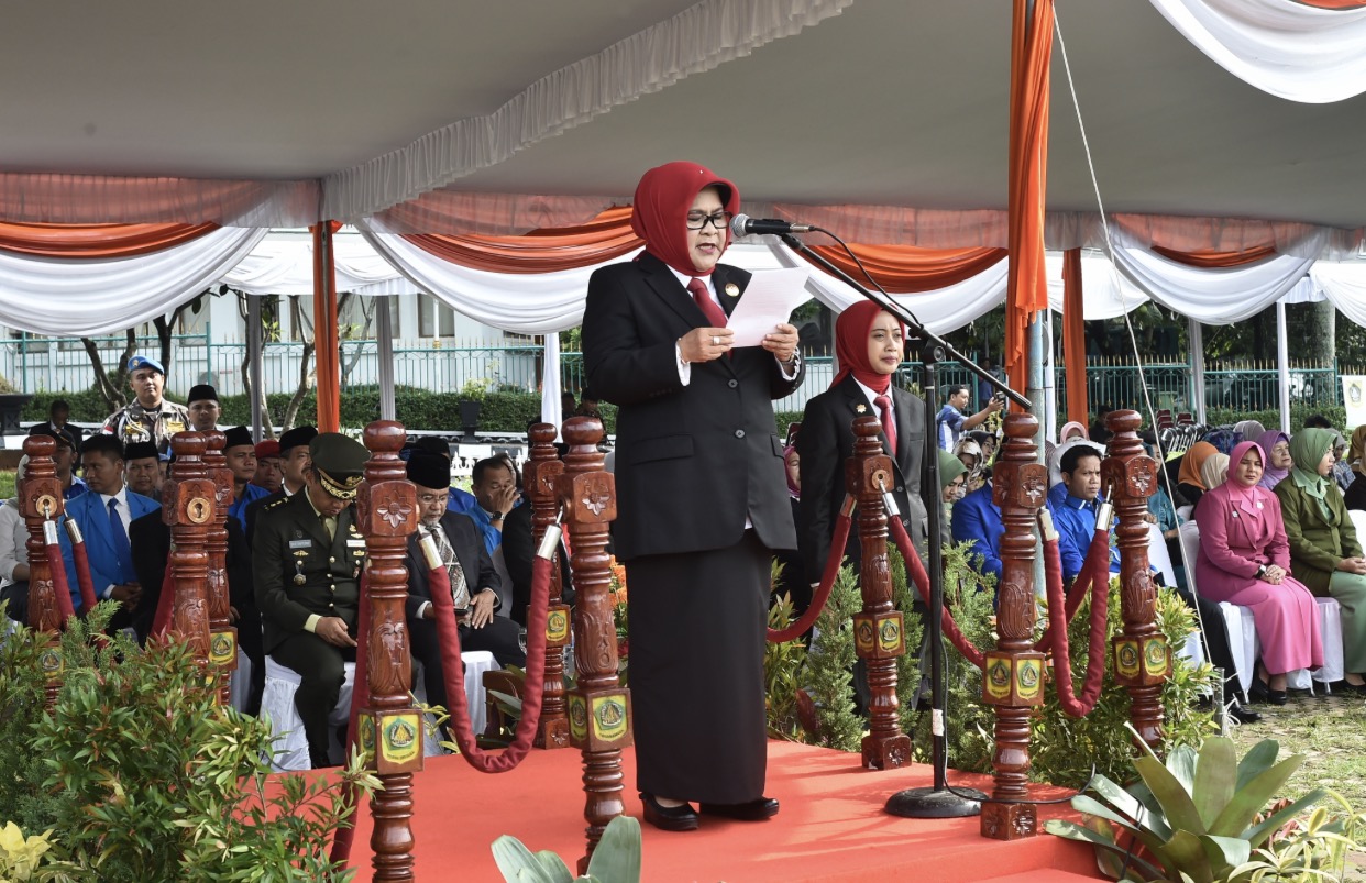 Bupati Bogor Memimpin Upacara Peringatan Hari Sumpah Pemuda ke-90 Tahun 2018