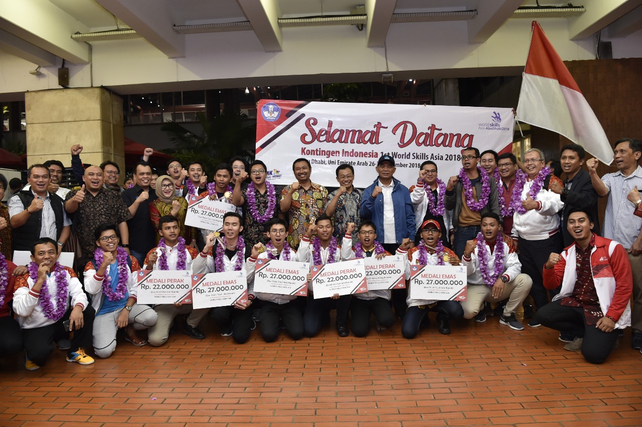 Selamat! Putra Indonesia Jadi Juara Umum “World Skills Asia” 2018