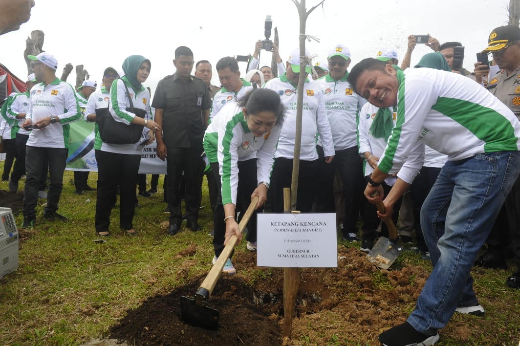 Gubernur Sumsel Ajak Masyarakat Tanam Seribu Pohon