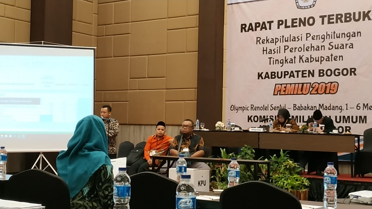 Prabowo-Sandi Unggul di Rapat Pleno KPU Kabupaten Bogor