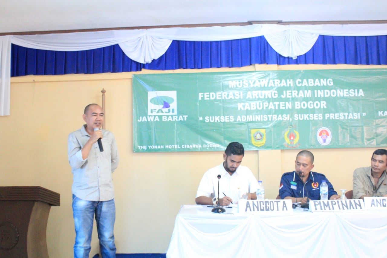 FAJI Pilih TB Wajedi Jadi Ketua Kabupaten Bogor Periode 2019-2023