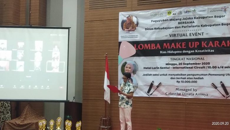 Bersama Paguyuban Moka, DISBUDPAR Kabupaten Bogor Gelar Lomba Make Up Karakter Tingkat Nasional