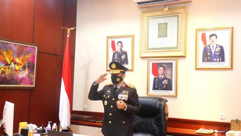 Peringati HUT RI ke-76, Kapolda Banten Ikuti Rapat Paripurna Secara Virtual