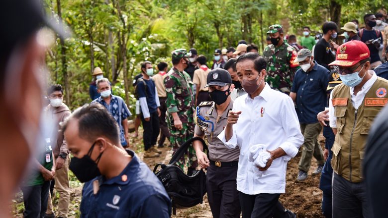 Jokowi Nanam Pohon di Lombok NTB