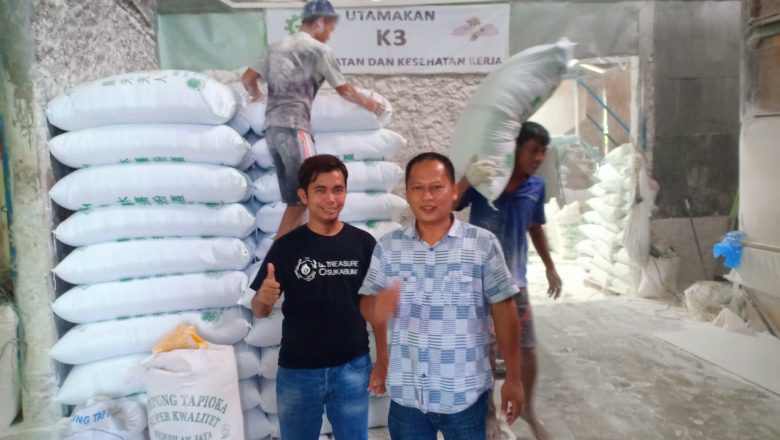 Ketum HPPMI Kunjungi Produksi Tepung Tapioka di Bogor