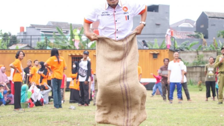 PKS Kabupaten Bogor Menggelar Lomba yang Diikuti Anggota dan Masyarakat dalam Rangka Memeriahkan HUT RI ke-77