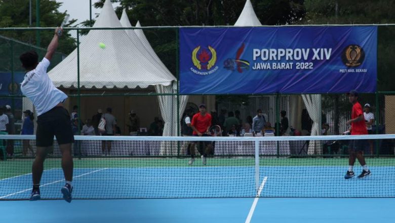 Beregu Putra dan Putri Tenis Kabupaten Bogor Juarai Grup dan Lolos ke Delapan Besar
