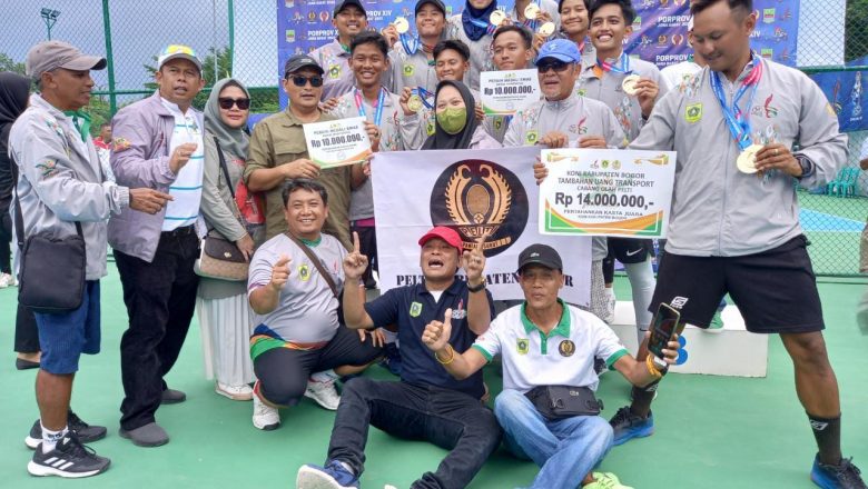Dua Medali Emas dari Tenis Dipersembahkan untuk Masyarakat Kabupaten Bogor
