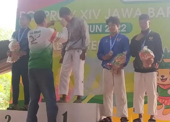 Tak Kalah dengan Tetangga, Atlet Judo Kabupaten Bogor Raih Satu Medali Emas dan  Satu Medali Perunggu