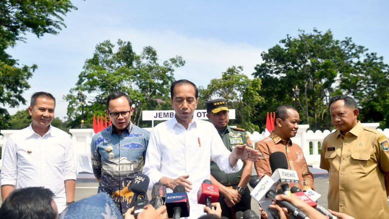 Presiden Jokowi Resmikan Jembatan Otto Iskandar Dinata Bogor