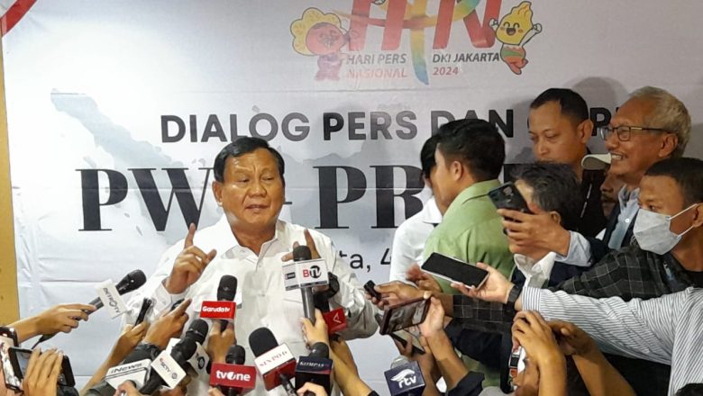 Prabowo Subianto Memenuhi Undangan PWI untuk Mengikuti Acara Dialog Capres
