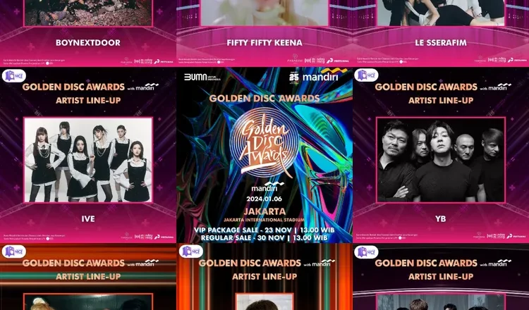 Golden Disk Awards di Jakarta Sukses Digelar, Berikut Daftar Lengkap Pemenangnya!